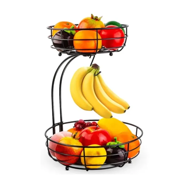 Auledio Iron 2-Tier Countertop Fruit
