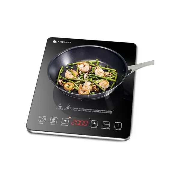 AMZCHEF single induction hob with ultra-thin design