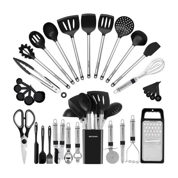 Kitchen Utensil Set-Silicone Cooking