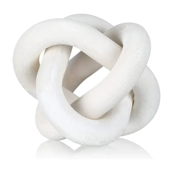 3 Link Wood Knot Decor