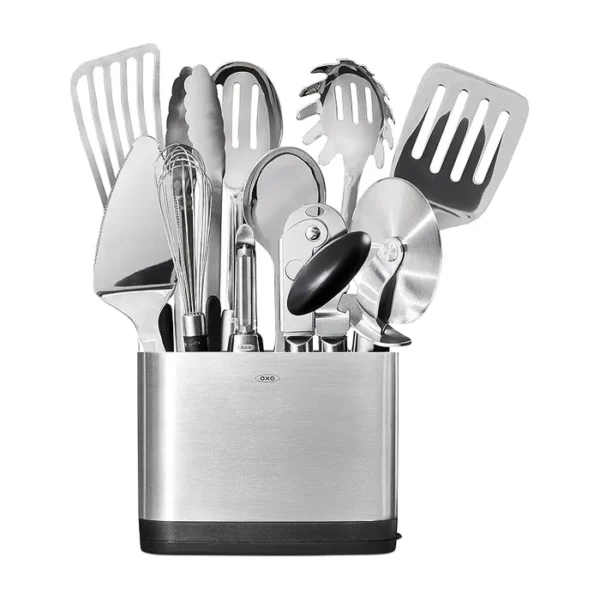 OXO Steel Piece Utensil Set, 15 PC, Stainless Steel