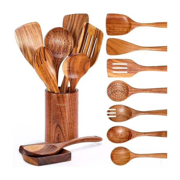 Wooden Kitchen Utensil Set